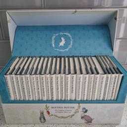 The World of Peter Rabbit 

The Complete Collection of Original Tales 1-23

Only one book has been read. The rest have never been opened

All in excellent good as new condition 

The box has some damage on one side, as shown in the photo, but is otherwise in perfect condition 

From a Pet & Smoke Free Home

Cash on Collection Only