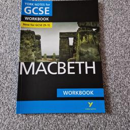 GCSE Workbook 
Macbeth

like new