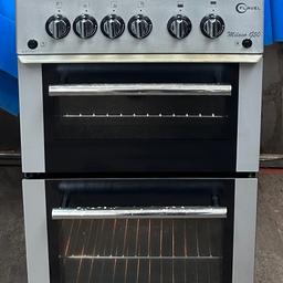 Hello welcome to my ad,This flavel MLB51NDS 50cm double oven gas cooker comes in a silver colour with for gas burners,ignition button,double glazed door and viewing windows, removable inner door glass,interior light in the main oven three shelves and heavy pan support,catalytic liners in both ovens making cleaning easy,main oven is conventional with a cooking capacity of 61 litres while second oven (top) gas grill with 29 litres capacity,easy clean enamel, very clean and tidy dimensions are H:900 W:500 D:600 with adjustable leg and in good working condition cash on collection at B18 7QD 71-79 western Road or delivery 🚚 for extra fee, for more details message me thanks .