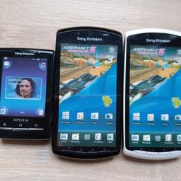 Dummy models used in HK phone stores in early 2010s, non-working, Sony Xperia models, excellent condition, one lot, postage and shipping +5.00, buyer pays Paypal fee