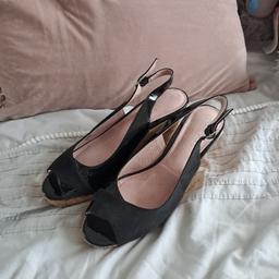 Black nude wedges from next.. tags removed but not worn.