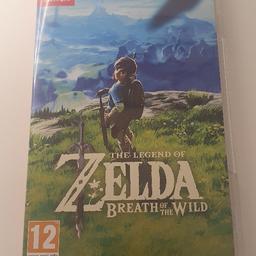Nintendo Switch Legend of Zelda
Great condition.
from pet free and smoke free home. 
bearly been used 
still £45 in Argos