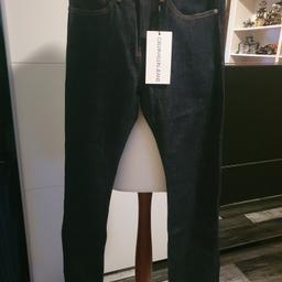 Verkaufe hier eine originale, ungetragene Jeans von Calvin Klein W28, L32 wie Kinder Großer 158/164
Neu mit Etikett
Schnitt ist Skinny Leg

NP: 89€

Versand 4€

Privatverkauf, keine Garantie, keine Rücknahme !
