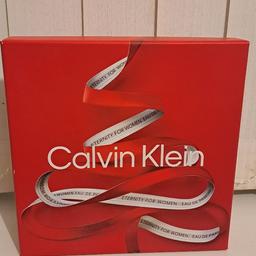 BRAND NEW. In excellent condition.
Never been used before.
Gift set includes:
Calvin Klein Eternity For Women Eau De Parfum 30ml
Calvin Klein Eternity For Women Body Lotion 100ml

Great gift idea. Long lasting fragrance. Smells amazing.
Collection only.
Can post if postage costs are covered.