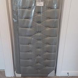 Plush velvet king-size headboard.
5ft wide x 26in high.
Unopened except for the corner to show colour.
Collection from WF2