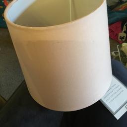 Brand New lampshade taken off a lamp base near used