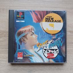 SFA2 for PS1, complete in box, the pages from the manual fell off the spine, other than that it is in great condition, postage and shipping +5.00, buyer pays Paypal fee
