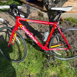 In perfect condition. I intended to cycle again but became unwell, I have used my bike for no more than 200 miles. 16 gears & 21 inch frame. I am unable to use, so I’m selling