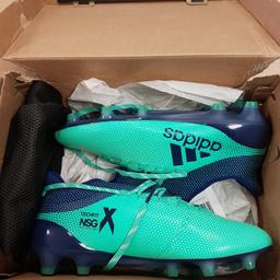 ADIDAS X 17.1 FOOTBALL BOOTS FOR FIRM GROUND.

Brand new in the box with tags.

Boot bag included.

Kept in a smoke and pet free environment.

COLLECTION ONLY

**** HAVE OTHER SHOES FOR SALE - CHECK OUT MY OTHER ITEMS ****