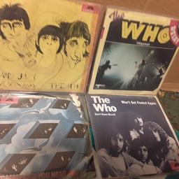 Verkaufe 4 Stk.Singl's Schallplatten von The Who
Die Schallplatten sind meist in gutem bis sehr guten Zustand,
die Cover von gut bis mit Gebrauchsspuren
(Beschriftung, Einrisse usw.).
Siehe Bilder