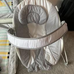 Bouncer used few months for my newborn. He loved it. There is also music and vibration options. I sell it because now he doesn’t fit in it anymore. Only collection 