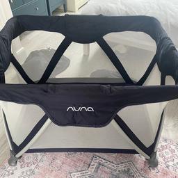 Very good condition travel cot. 
- A chic look—perfect for home and away
- can be used from new baby all the way to a toddler as a playpen
- Advanced air design allows airflow from every angle with all mesh sides, floor and mattress
- Sets up and folds easily 
- The upper cot folds with the frame - no need to remove before packing up
- Easy wipe clean material

Pic up from BR2 only