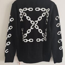 Off white black sweatshirt with all relevant tags and labels/DM for sizes/Next day Delivery with Royal Mail first class tracked and signed.