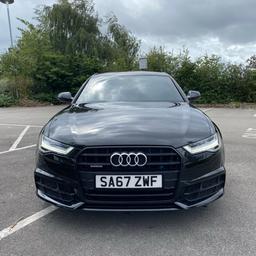 Ex BMW Sytner Dealership Car, Stunning Mythos Metallic Black A6 2017 Black Edition - Just Been Fully Serviced In August 2023, MOT Valid Till 2024, Full Black Exterior Trim, LED Headlight DRL's, Front & Rear Parking Sensors, 20" Twin 5 Spoke Alloys with Red Brake Callipers, Privacy Glass Tinted Windows, Folding Heated Door Mirrors, LED Rear Lights, BOSE Premium Surround System, Satellite Navigation, Bluetooth, AUX / USB, Media Interface, DAB Digital Radio, Audi Driving Modes, Climate Control AC, Heated Seats, Push Start, Electric Front Seats & Lumbar, Rear Climate Control, Cruise Control, Steering Wheel Mounted Shifters, Auto Hold Function, Voice Control, Auto Lights, Auto Wipers , Auto Dimming Rear View, S Line Mats & Many More Fitted Features, Only Covered 41,000, Excellent Drive, Family Car, Smooth Drive, Full Leather Interior, Privacy Windows, 2 Keys + Master Key, Handbooks/Manuals Included, Quattro Model Which Is Great For Bad Weather, Next MOT due 24/06/2024, Black, 2 owners