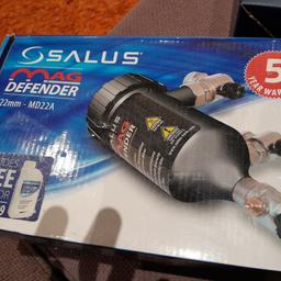 Brand new
Salus defender magnetic central heating filter 22mm includes 500mm inhibitor bottle worth £14.99