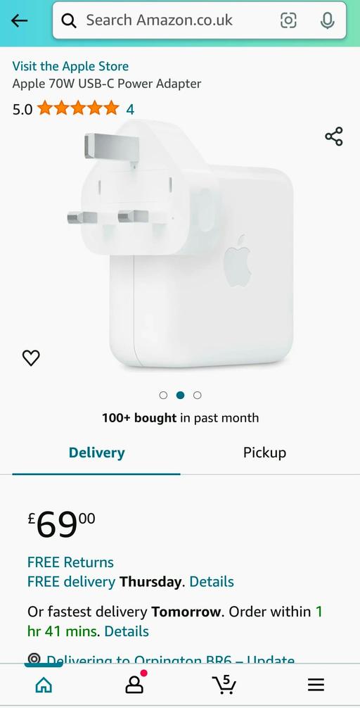 Buy & Sell South East London Southend - South East London - Photos for Charger for Apple MagSafe2