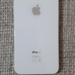 White Iphone Xr with 64gb storage in good condition camera quality is very good the screen is perfect with no scratches only the screen protector has a few scratches but it can be removed
comes with box 
no charger included