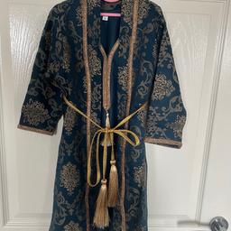 New 3 piece mother daughter abiya dress never been worn kids size 26 also scarf available mesg for more details 
£30 size large 
£15 size 26
