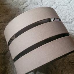 New without wrapper 
B&Q Large Layered lampshade I'm brown/beige