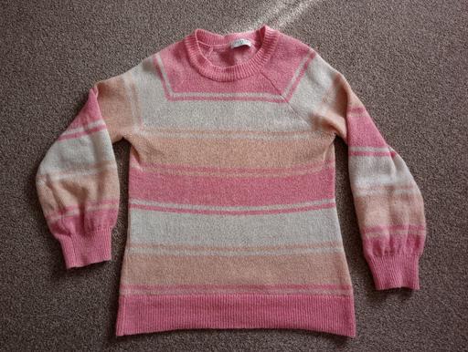 Buy & Sell West Midlands Birmingham - Photos for Pink Peach White Stripe Jumper Size Small