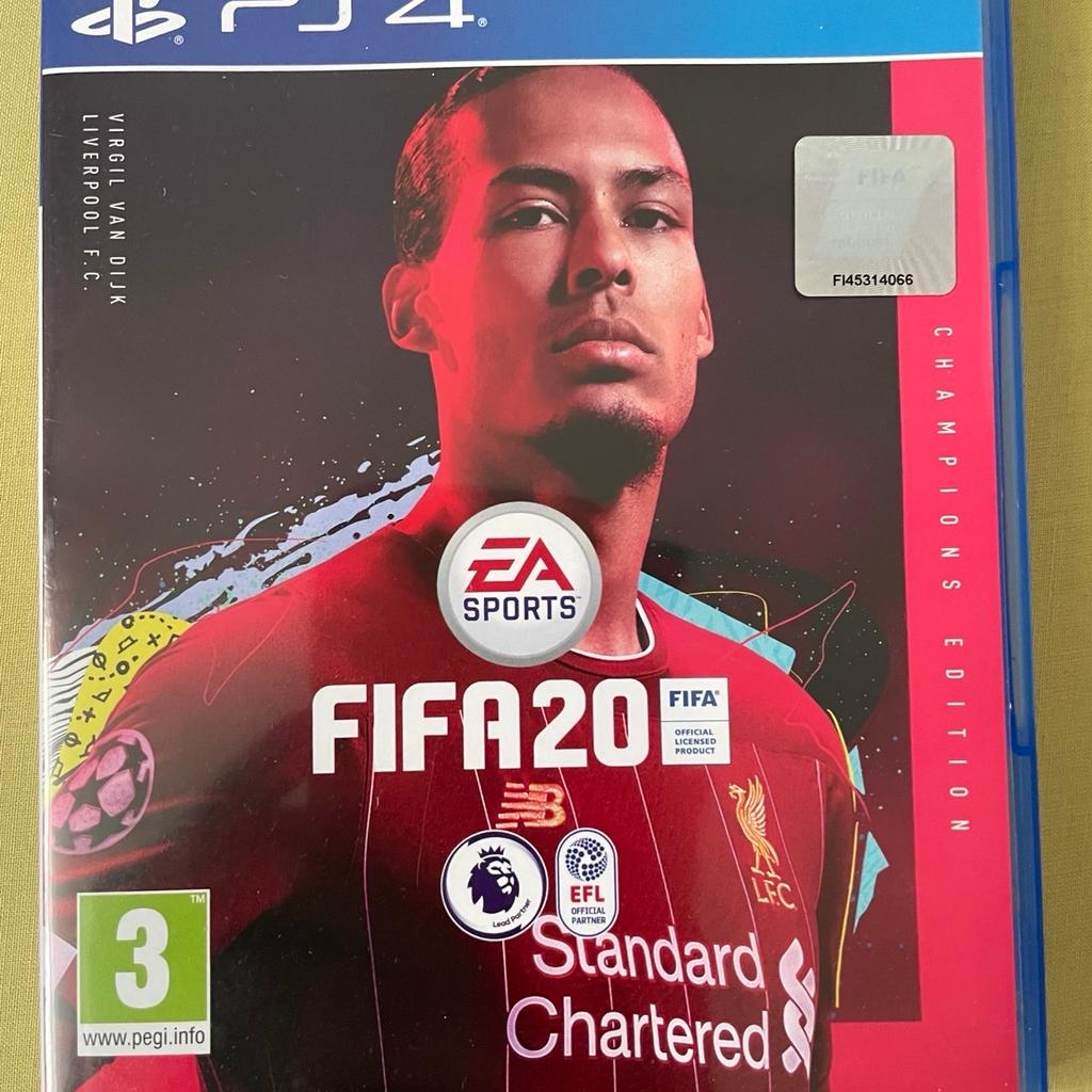 PS4 FIFA 20 excellent condition.