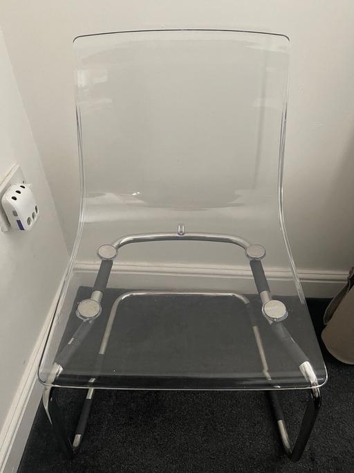 Buy & Sell Lancashire Blackburn with Darwen - Photos for Ikea Tobias transparent chair