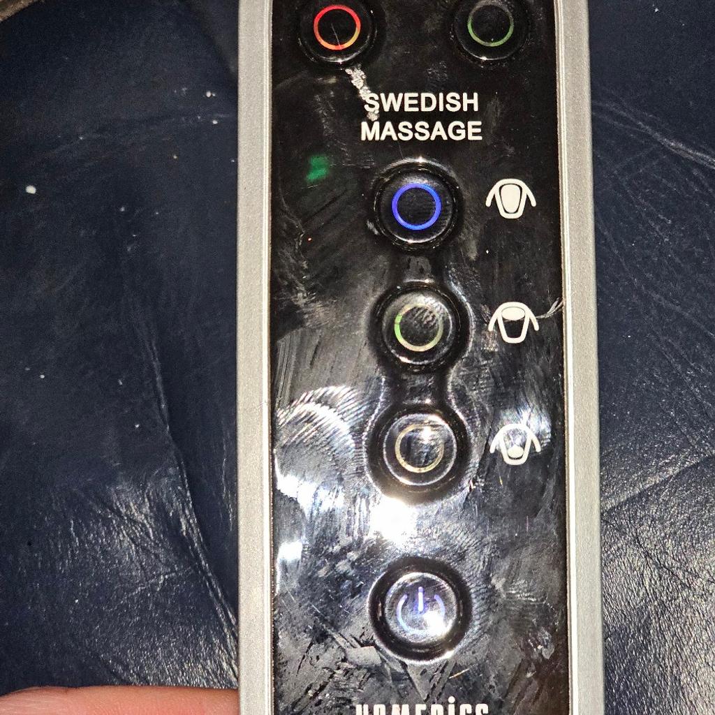 This is a portable massager that has a massage cycle of 15 minutes, you choose which parts of your back to massage, also has heat setting.. Very deep and relaxing massage