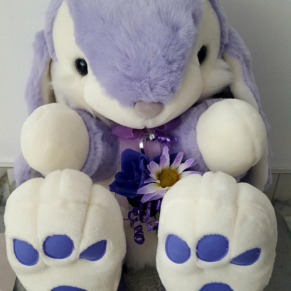 Cute bunny Soft toy holding flowers
Height 21 Inches
Wide 14 Inches
Makes a Great Gift Ready To wrap
Brand New
COLLECTION ONLY
Kings Heath Birmingham 13