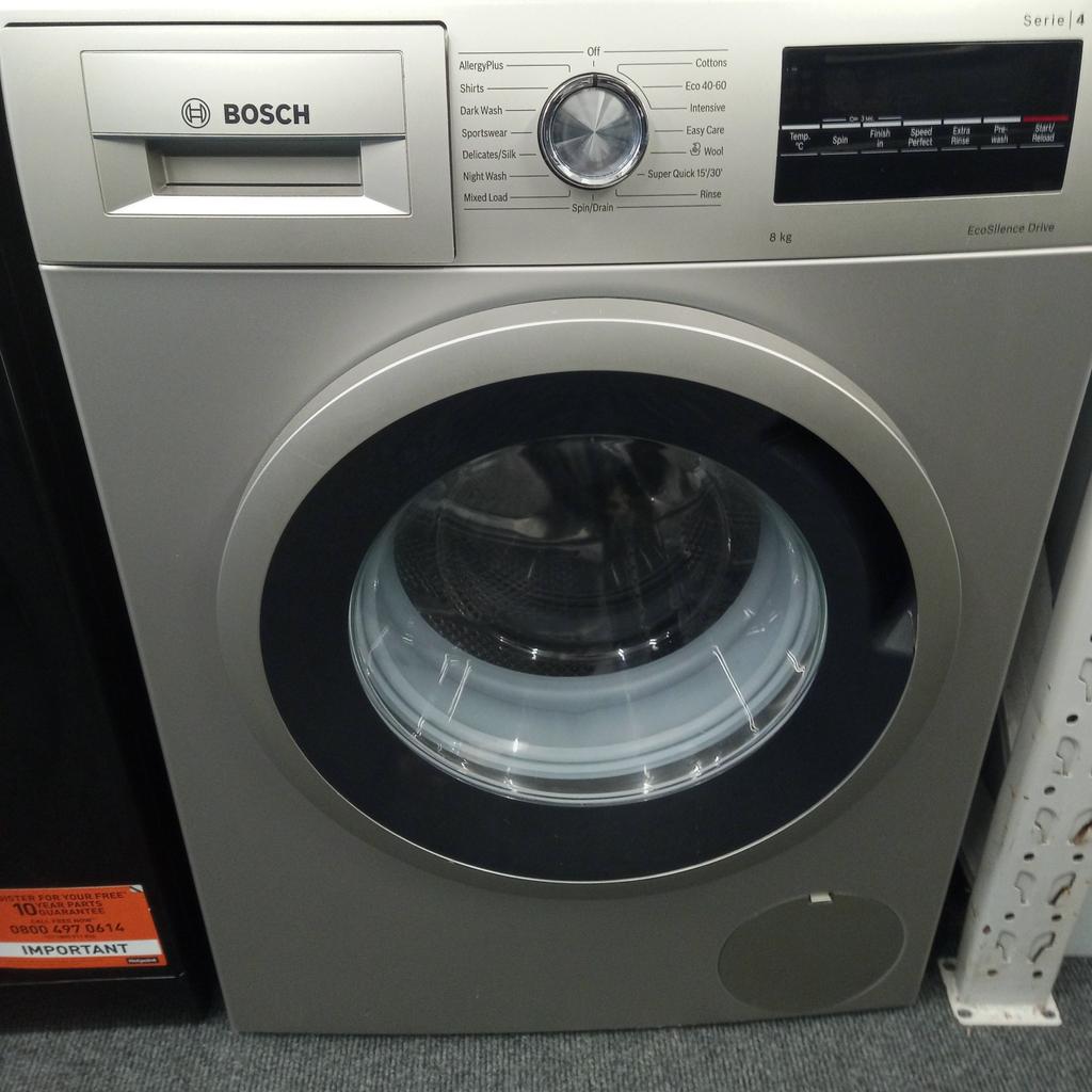 Brand New BOSCH SERIES 4 Washing machine (Eco Silence Drive). Has 8KG Capacity. Delivery cost depends on distance.

Enquiries and Offers welcome
