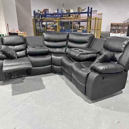The Roma leather recliner sofa

Sofa :
3+2 And Corner

Condition :
New

Material :
Premium Quality Bonded Leather

Colors :
Black , Brown and Grey

Dimensions :
Corner  : Length: 240cm x 240cm ; Width: 90 cm; Height: 90 cm

3 SEATER: Length: 190 cm; Width: 90 cm; Height: 90 cm

2 SEATER: Length: 160 cm; Width: 90 cm; Height: 90 cm

1 SEATER: Length: 101 cm; Width: 96 cm; Height: 98 cm 

Contact me on my business whatsapp for more information 
(07404)(654449)