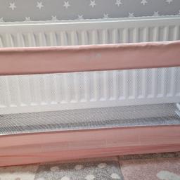 pink bed guard originally from Argos, great condition,  collection Garstang