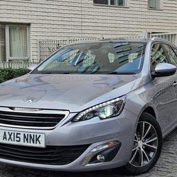 PEUGEOT 308 1.6 DIESEL ESTATE 120 BHP 6 SPEED MANUAL 2015 1 OWNER. EURO 6 ULEZ FREE £0 TAX FREE. SERVICE HISTORY. SAT mileage 141,735. FULL BLACK LEATHER. HEATED SEATS. PARKING SENSORS FRONT AND REAR. REVERSE CAMERA. CRUISE CONTROL. 4 ELECTRIC WINDOWS. ELECTRIC FOLDING MIRRORS. START STOP. AUTO LIGHT. DAYLIGHT. VERY ECONOMIC. DRIVES EXCELLENT. HPI CLEAR. 2 KEYS. REMOTE CENTRAL LOCKING. ALARM. AIRCON. CLIMATE CONTROL. MOT 16 JULY. NEW TURBO FITTED 2023. CLEAN INT AND OUT. PAS. ABS. ESP. CD. BLUETOOTH. DAB. USB. VERY GOOD CONDITION LONDON CHISWICK 07771179532 £3350