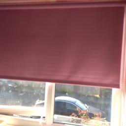 Brand new, Unused and Unassembled Pink roller blind similar to the one in the picture. 
The company sent me the wrong size originally so this is not required 
108 Cm wide
100 Cm drop