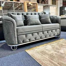 Unique Madrid sofa with 1 year replacement warranty.

First check and then pay

Dimensions:
3 seater: Length 205cm, Depth 95cm, Height 95cm

2 seater: 170cm, Depth 95cm, Height 95cm

Cash On Delivery / Bank Transfer.

● High quality furniture available at factory price
● Sofa, Dining table sets
● Available in multiple color and fabrics
● Delivery around 2,3 days
● Free home Delivery all over UK
● We accept cash on delivery.
●Feel free to discuss about anything related to your dream Furniture
Inbox for Further details (07438091615).