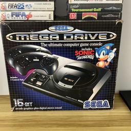 Sega mega drive console with games 


Collection only 
Cash on collection
No time wasters
