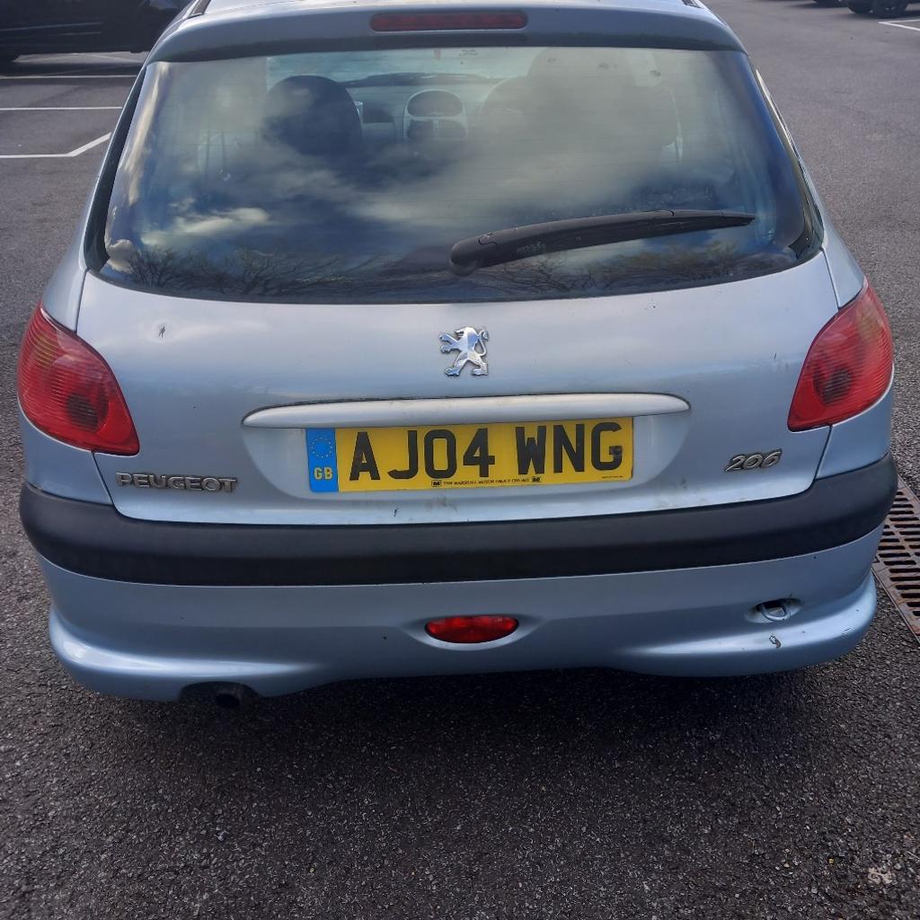here we have peugeot 206 1.1 petrol car with 12 months mot and fully serviced comes with electic windows sterio fault free needs no work great running car price £840 harrow ha3 area richard 07961954708