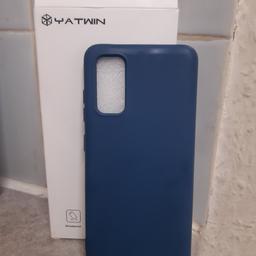 YATWIN Silicone Case for Samsung Galaxy S20, Blue

- Condition: Taken out of box and never used. This was purchased for a phone which was then returned.
-RRP: £6.99.

Product description:
Designed by YATWIN to complement Samsung Galaxy S20, the Silicone Cases is a delightful way to protect your phone.

 The silky, soft-touch finish of the silicone exterior feels great in your hand. And on the inside, there’s a soft microfiber lining for even more protection.
The Perfectly Aligned Cutout Make the charging cable unplug/plug Easier, Maintain the camera's viewing angle and the sound quality of the speakers.
Back & Front Protection: The thickness of the incision is 1mm, which can protect the camera & screen of the phone effectively without affecting the wireless charging of the mobile phone.
Like every YATWIN-designed case, it undergoes a lot of testing throughout the design and manufacturing process. So not only does it look great, it’s built to protect your phone from scratches and drop