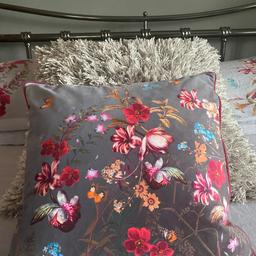 TED BAKER fern forest cushion.  
Very good condition. 
Silky smooth to the touch.  Very good quality.