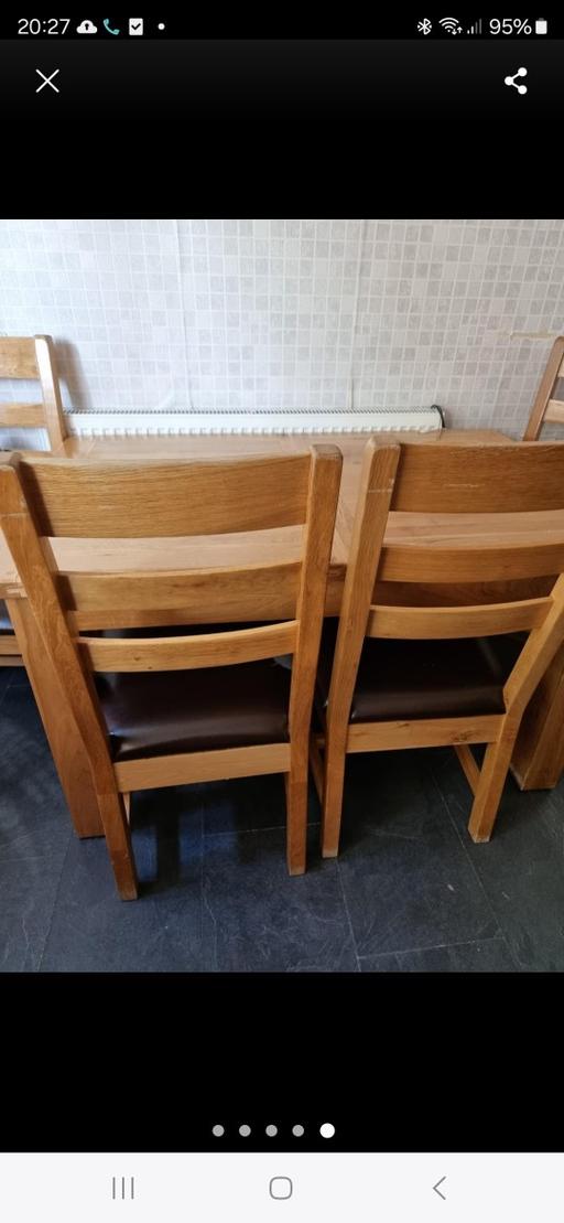 Buy & Sell South Yorkshire Sheffield - Photos for Oak table set