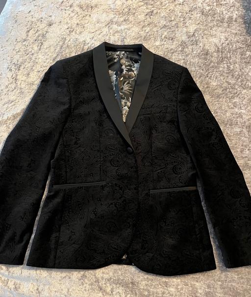 Buy & Sell Surrey Spelthorne - Photos for Men’s black pattern jacket size 40R