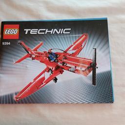 Anleitung zu Lego Technik 9394 Flugzeug, an Selbstabholer oder gegen Übernahme der Kosten auch Versand möglich.