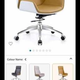 The chair is suitable for office chairs, conference room conference chairs, study computer chairs, living room bedroom computer chairs, leisure chairs, beauty chairs, etc., suitable for any environment and place.

[Features]: Upgradeable/rotatable，The chair can be rotated 360°, you can adjust the lift, you sit up, you can freely rotate to the place you want to see, very free.

[Design desk chair]: The elastic foam pad relieves stress. The seat material is sturdy and durable. Breathable and comfortable, not easy to deform. You can also enjoy an invisible massage and enjoy a comfortable chair.

[Desk chair design concept]: High quality artificial leather and a comfortable seat shape allow you to relax during long hours of play or work. It won't make you feel uncomfortable, it will let you relax after work or leisure.

[Desk chair]: This office chair has a stylish design and a unique luxury home office style

This is brand new and has been assembled for photos I'm selling for £150 as the