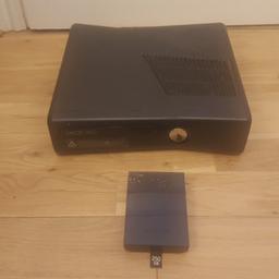 XBOX 360 SLIM CONSOLE AND 250GB HARD DRIVE ONLY. FULLY TESTED AND WORKS FINE