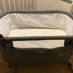 Multifunctional 2-in-1 extra bed for children from birth up to 75 cm tall, 9 kg. It can serve as an extra bed and separate crib. 100% cotton matching mattress included. It is like new.

Only Collection at the Mailbox B1 1RB.