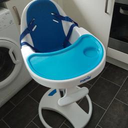 MAKE ME AN OFFERMamia high chair,
hardly used,only for grandkids,in very good condition,will sell for £13.99 cost a lot more,pickup only Wigan area,cash on collection only,no cheques,no bankers drafts,