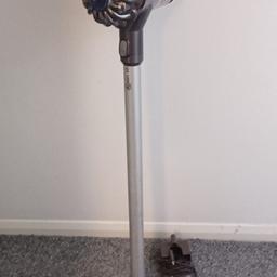 Dyson V6 trigger vacuum. Its been fully cleaned, and filters are washed and tested for its performance. Perfect working order, excellent suction power is as good as new . Comes with charger and wall mount . Can be tested before purchase.