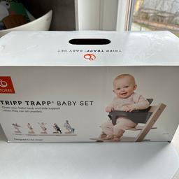 Tripp Trapp Baby Set in Weiß. Komplett neu, nie verwendet. Originalpreis 59 Euro