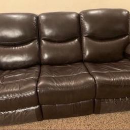 New set of sofas

Dark brown colour

Leather

Bought for £2500
Bought new but selling because we've changed the room setting.
So they've not been used.

We haven't removed the packaging on the sofa that it came with.

Beautiful set
Two 3 seater
And
One 2 seater

Contact me if you have any questions.