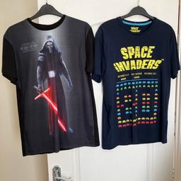 BNWOT Star Wars T-Shirt

Size: Medium (Chest 38” - 40” )
Colour: Black

BNWOT Space Invaders T-Shirt

Size: Medium (Chest 38” - 40”)
Colour: Navy

Excellent Condition

£3 each or Both for £5

Smoke/Pet Free Home

Pickup S61