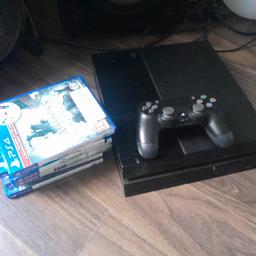 playstation 4 and 6 games with control.pad.